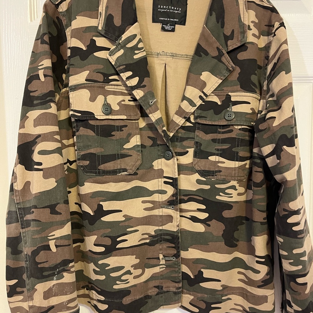 Sanctuary Camouflage Utility Jacket